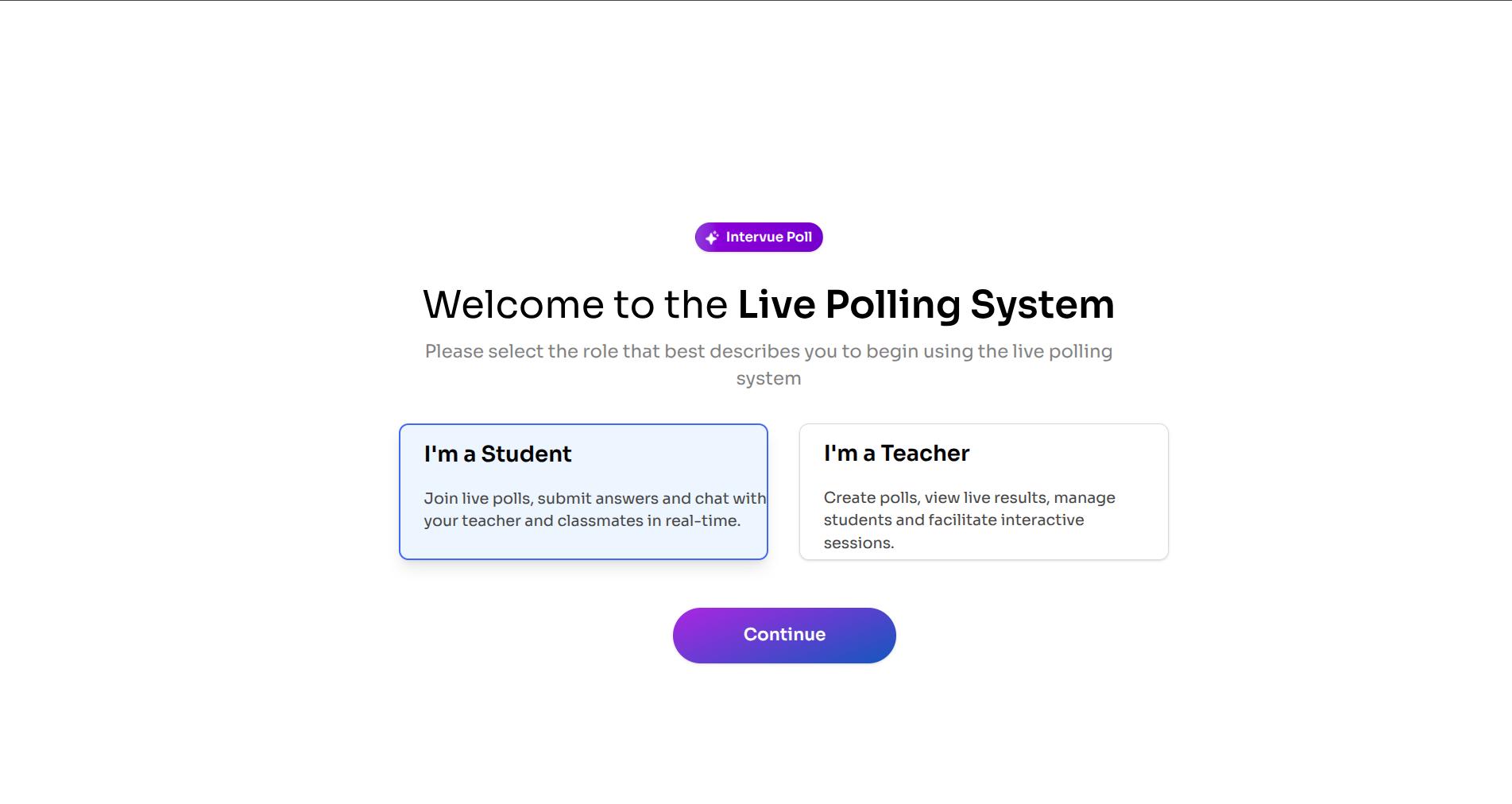 POLLING SYSTEM